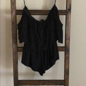 Off shoulder romper